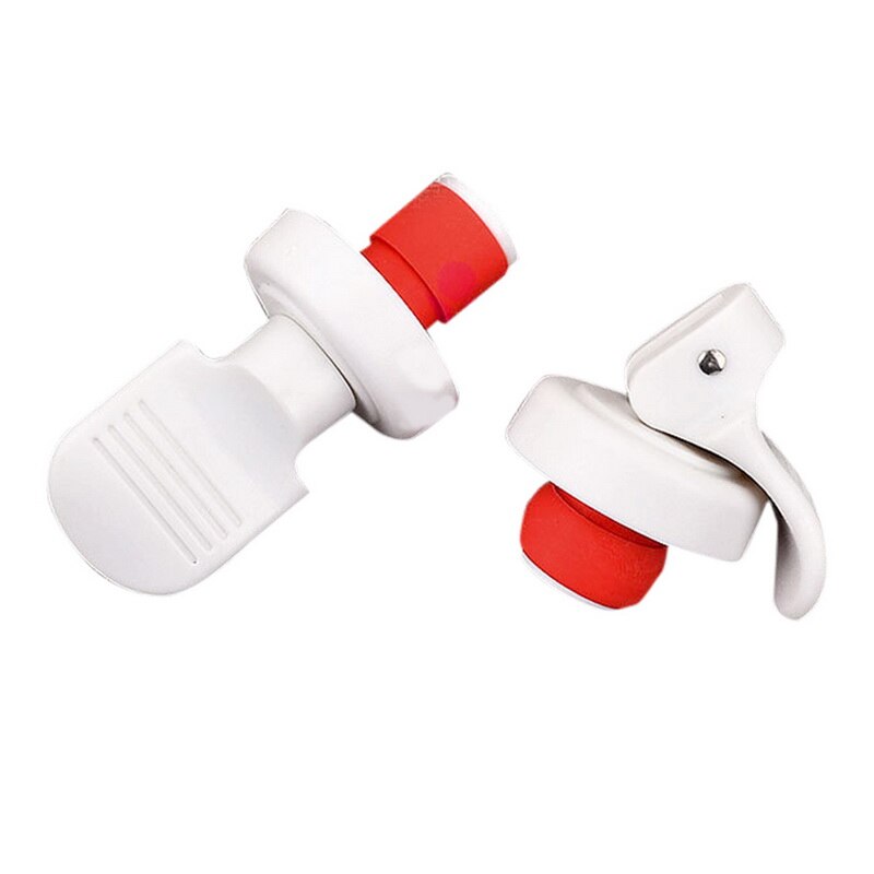 New1Pc Stainless Steel Vacuum Wine Bottle Stopper Sealed Storage Plug Liquor Flow Stopper Pour Cap: white 1Pcs