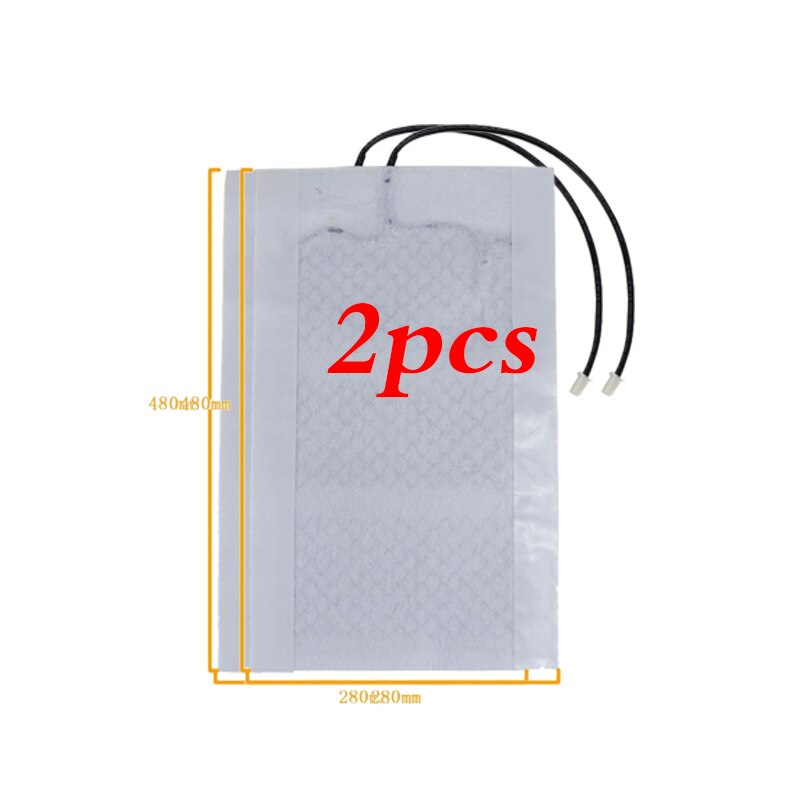 2 Seats 4 Pads Universal Carbon Fiber Heated Seat Heater 12V Pads 2 Dial 5 Level Switch Winter Warmer Seat Covers 2/5 level