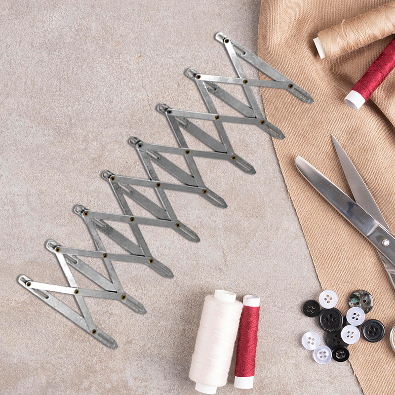Buttonhole Spacer Expanding Crafting Guide Rule Sewing Gauge Equidistant Measuring Marking Tool for Grommet Button Holes