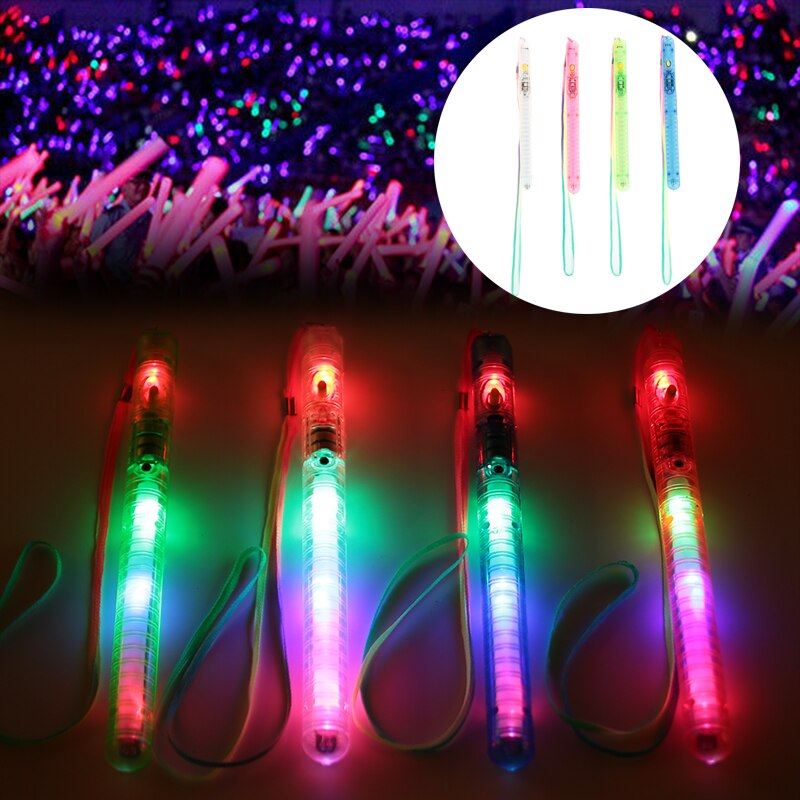 Funny Light Stick Flashing Party Decor Glow Plastic Foldable Light Beautiful Convenient Flash Stick