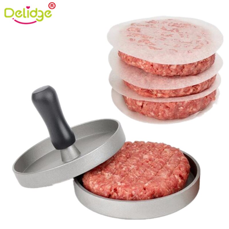 Ronde Hamburger Druk Hamburger Maker Hamburger Pers Aluminium Non-stick Vlees Rundvlees Grill Patty Maker Mold