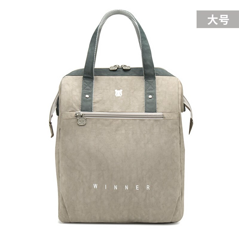 Reise Isolierte Mittagessen Taschen Thermo Schulter Kühler Taschen Frische Halten Bento Beutel Picknick Verdicken Container Zip Tote Zubehör: GRAY L