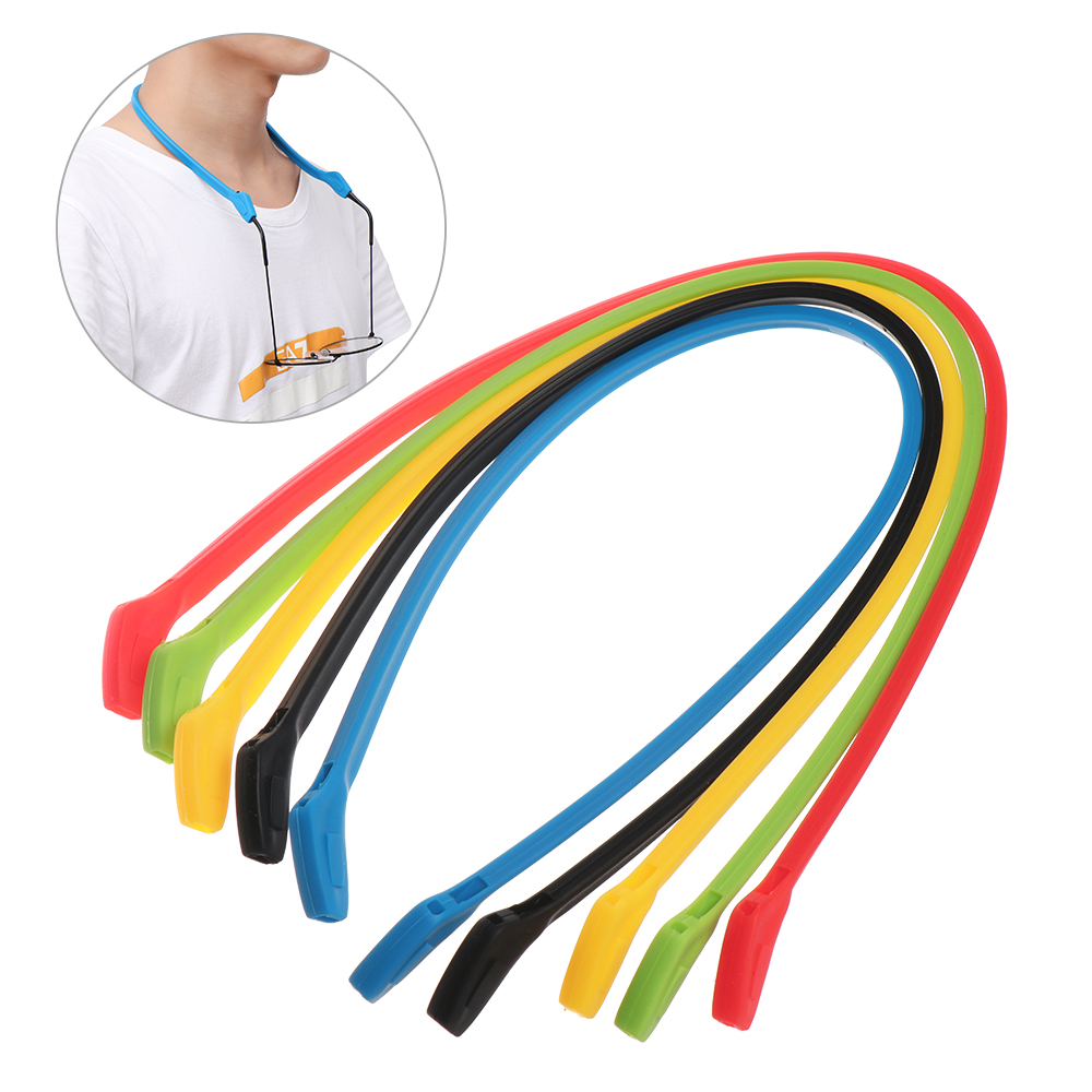1PC Silikon Brillen Schlüsselband Gläser Kette Sonnenbrillen Band Sport Band Kabel Halfter Für freundlicher Erwachsene Auge Zubehör