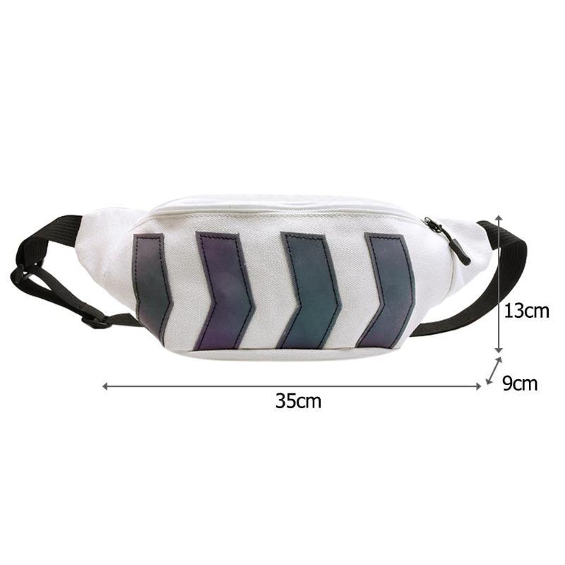 fanny Leinwand Gürtel Brust Tasche für Frauen Männer Hüfte hüpfen Schulter Bote Packungen Party Täglichen Geld Geldbörse Telefon Beutel tasche #15