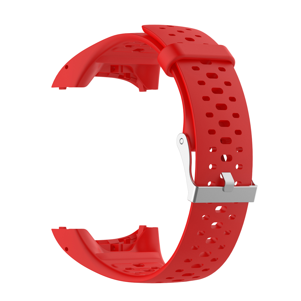 Bracelet en Silicone respirant pour M400 M430 montre intelligente Bracelet de montre Bracelet de remplacement pour Polar M400 M430 GPS: C