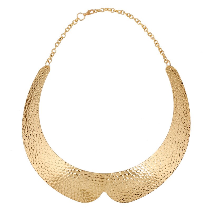 Overdreven Grote Verklaring Gold Metal Enamel Choker Ketting Voor Vrouwen Vrouwelijke Party Korte Kraag Sleutelbeen Keten Ketting Sieraden: Roest Rood