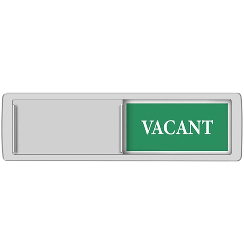 Easy to Use Sliding Door Sign Occupied/Vacant Door Signs Know When to Enter Vacant or In Use Slider Door Indicators