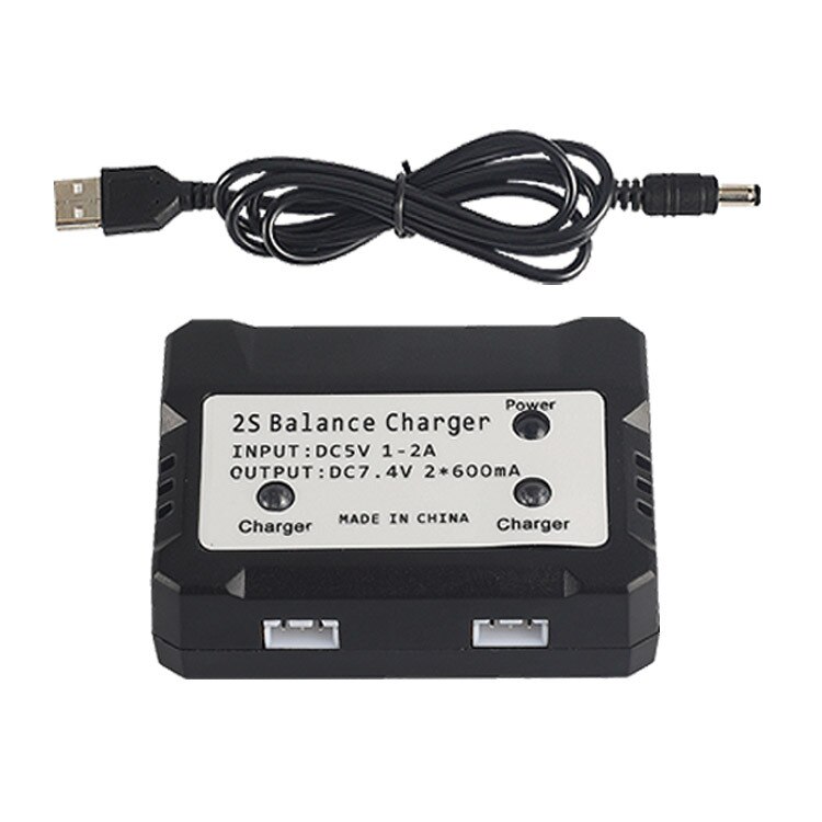 Batería lipo de 7,4 v, 500mAh/7,4 v, 1000mah, 14500 mAh, para XINLEHONG 9130, 9136, 9137, 9130, 9136, 9137, Q901, coche teledirigido de alta velocidad: Rojo