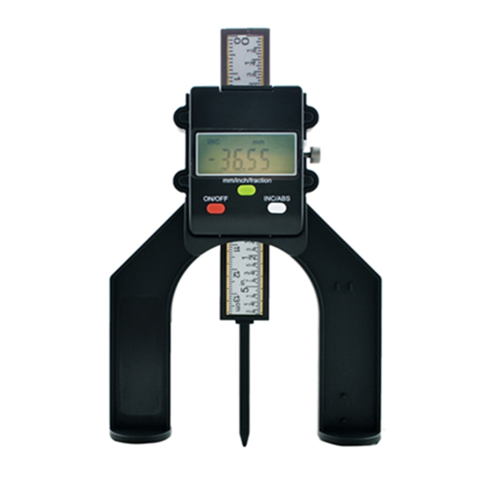 Digital Depth Gauge Digital Tread Depth Gauge LCD Magnetic Self Standing Aperture 80mm Hand Routers