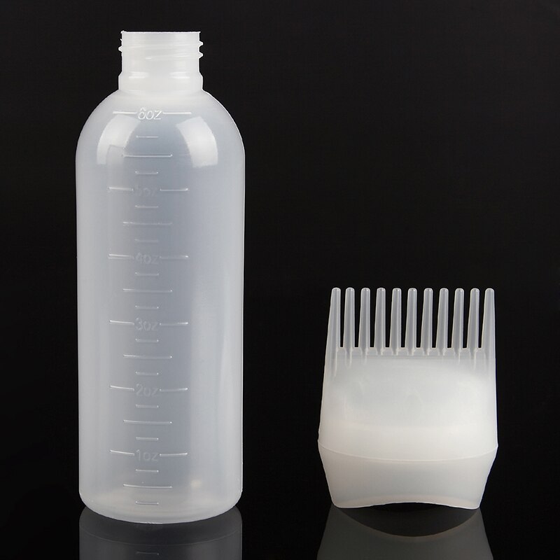 1PC 120ml Hair Dye Bottle Applicator Brush Dispensing Salon Hair Coloring Dyeing Hair Dry Cleaning Bottle