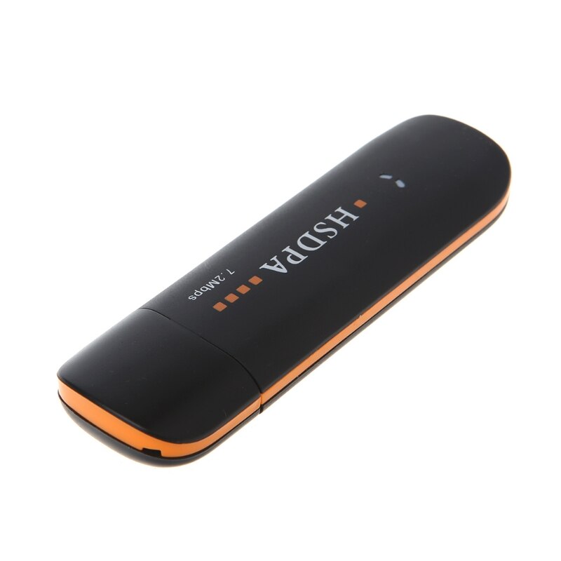 HSDPA USB STICK SIM Modem 7.2 Mbps 3G Oranje Draadloze Netwerk Adapter met TF Sim-kaart