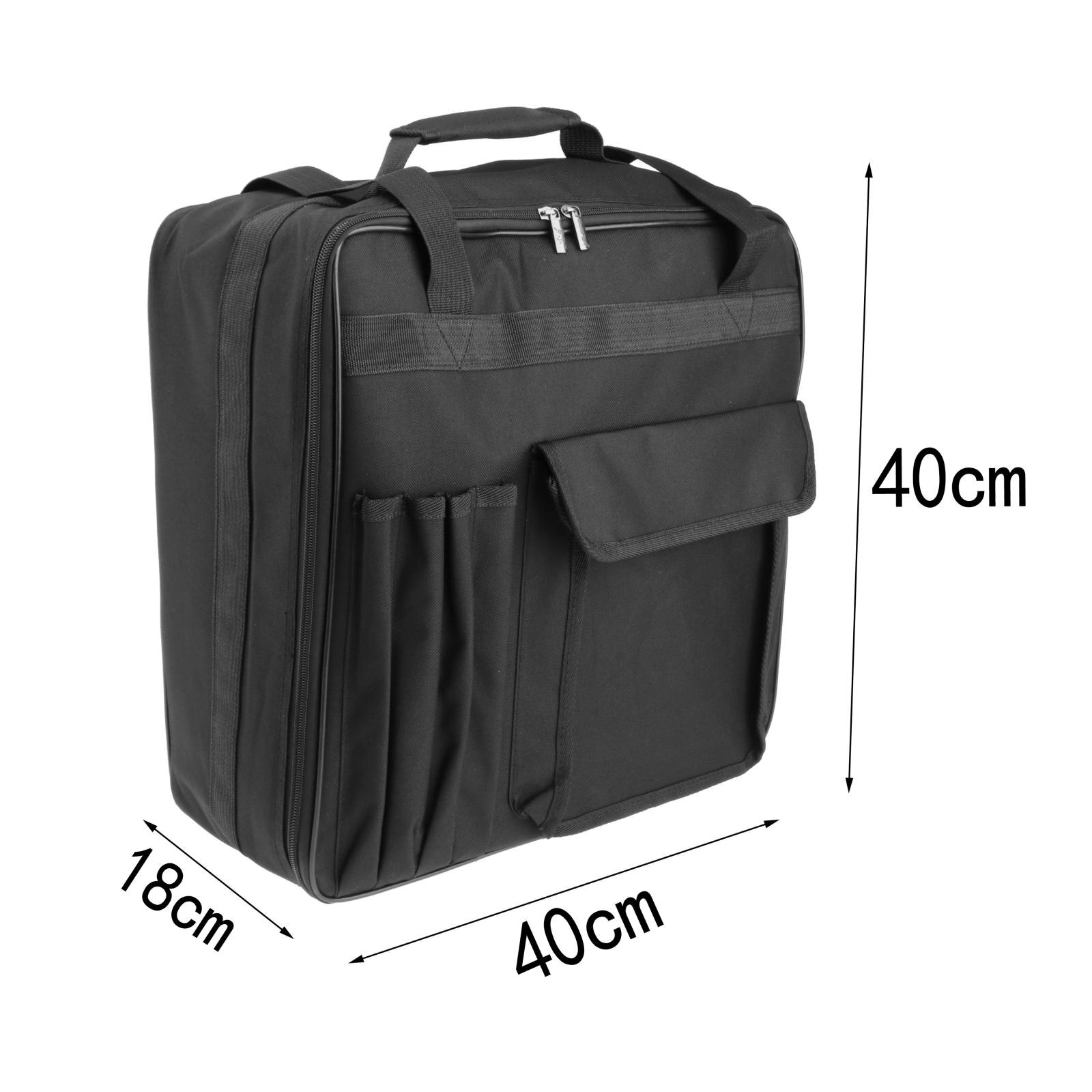 Travel-pouch met rits Blauwe technische stof met Toile de Jouy