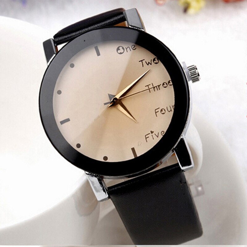 Neutral Leisure Letters Wrist Watches Motion Simulation Of Electronic Quartz Watch reloj kol saati Good-looking JUL 21