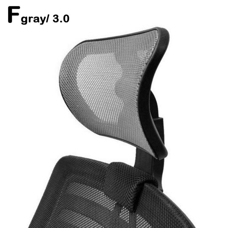 Adjustable Office Chair Headrest Swivel Lifting Gaming Sponge Pillow Furniture Chair Protection Cushion Computer Home S H5X7: f