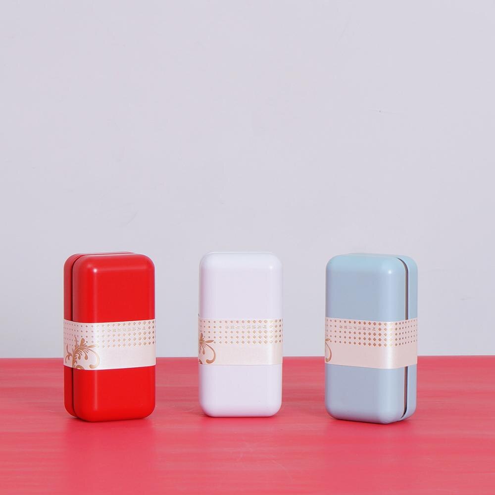 6 pièces/lot général Pu Er thé scellé boîte en fer blanc boîte d'emballage de thé vide caisse de nourriture pour cuisine impression café poudre organisateur de stockage