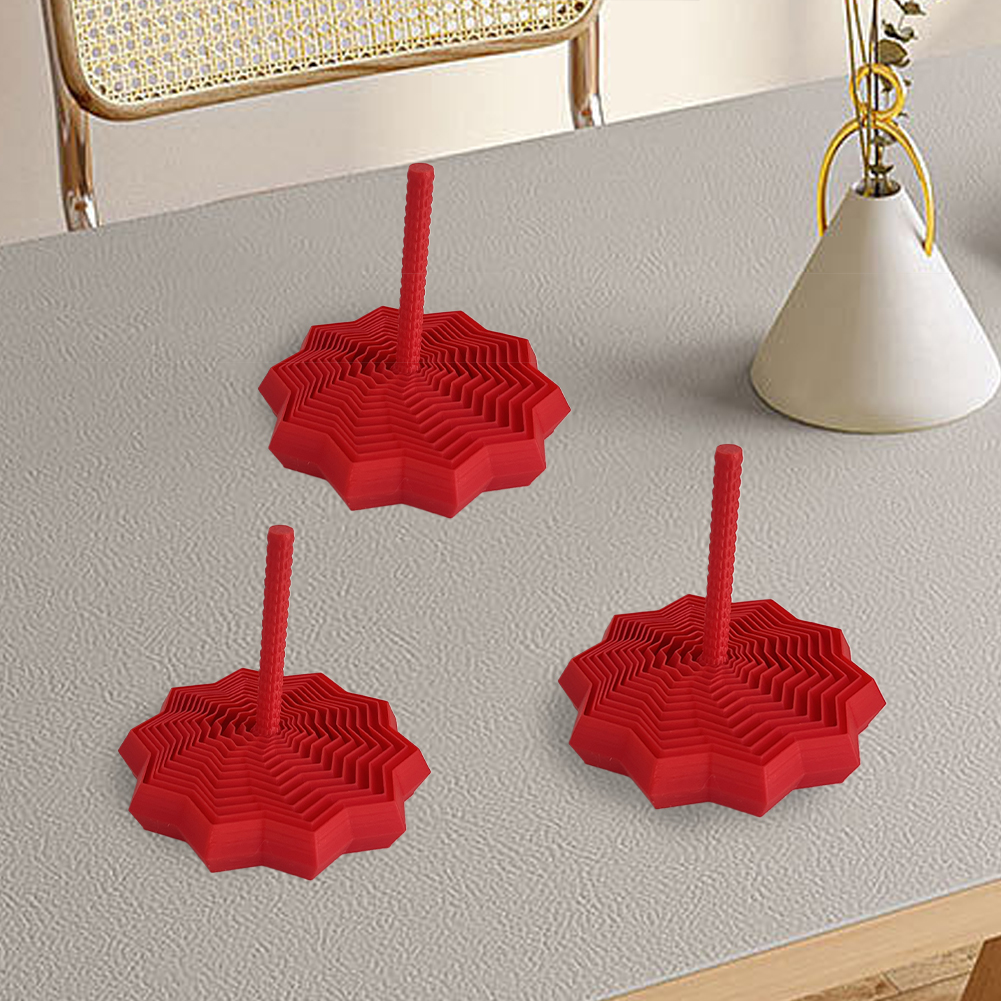 Expanded Sensory Fidget Star 3D Printed with Handles Fractal Fidget Hexagon Whirling Spiral Stress Relief Toy