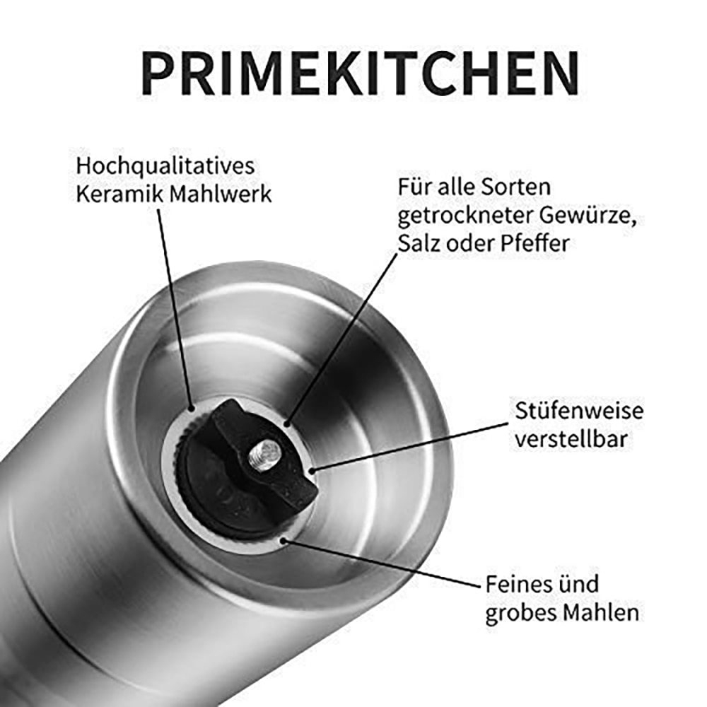 2 In 1 Kruiden Slijpen Roestvrij Staal Handmatige Pepermolen Zout & Pepermolen Grinder Keuken Gereedschap Accessoires Voor Koken