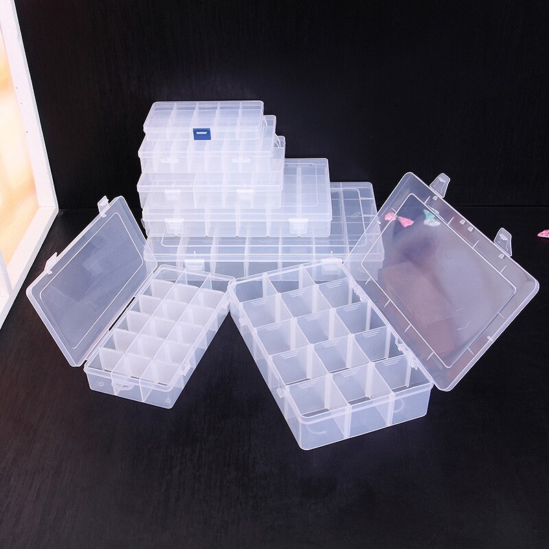 Plastic Transparent Tool Box Storage Electronic Hardware Components Tool Box Waterproof Caja Herramientas Tools Storage DG50TB