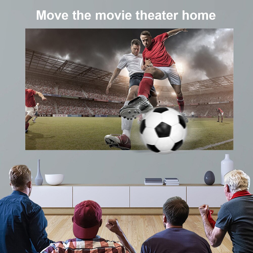 16:9 Metal Anti Light Curtain 100 120 133 Inches 4K HD Display Portable Projector Cloth Home Theater Movie Projection Screen