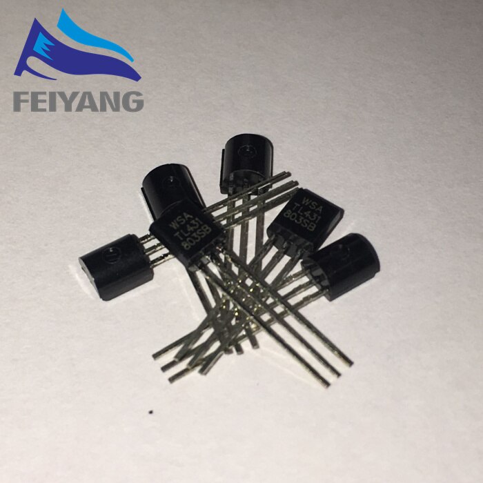 10pcs TL431A TL431 Voltage References 2.5-36V Prog Adjust TO-92 original