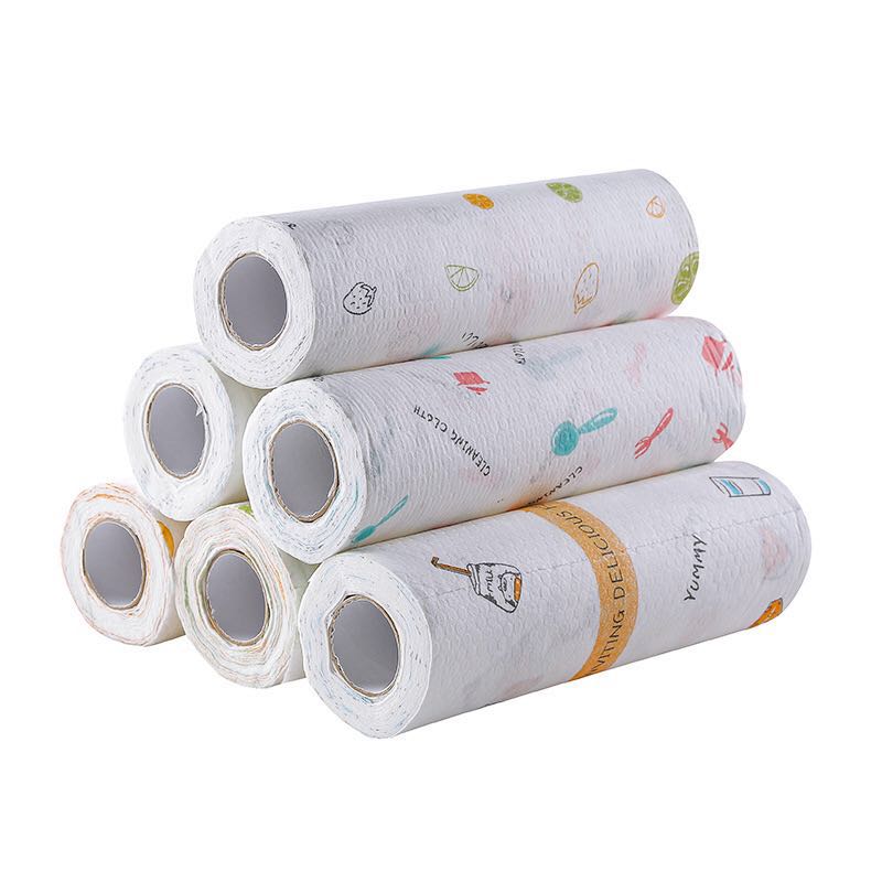 Trapo perezoso, paño desechable para platos, trapo húmedo y seco, trapo no tejido lavable, trapo desechable de aceite antiadherente