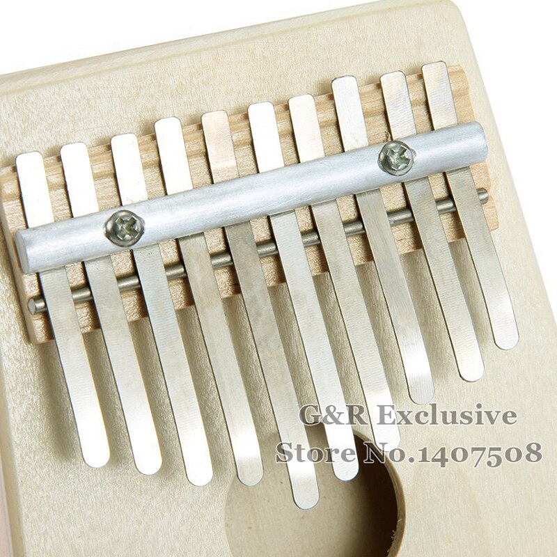 10 Key Kalimba African Thumb Piano Finger Percussion Keyboard Music Instruments Kids Marimba Wood Karimba Likeme Sanza Zither