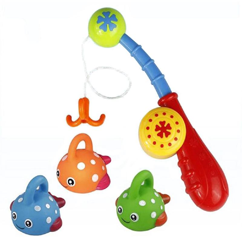 1 sæt baby fiskelegetøj 3d fiskespilleplade skalerbar fiskestang lærings- og uddannelseslegetøj udendørs sjovt sportslegetøj til børn