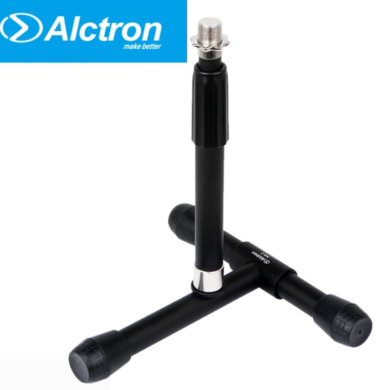 Alctron KS-2 portable desktop stand small microphone stand,light weight,adjustable,general connector easy fitting