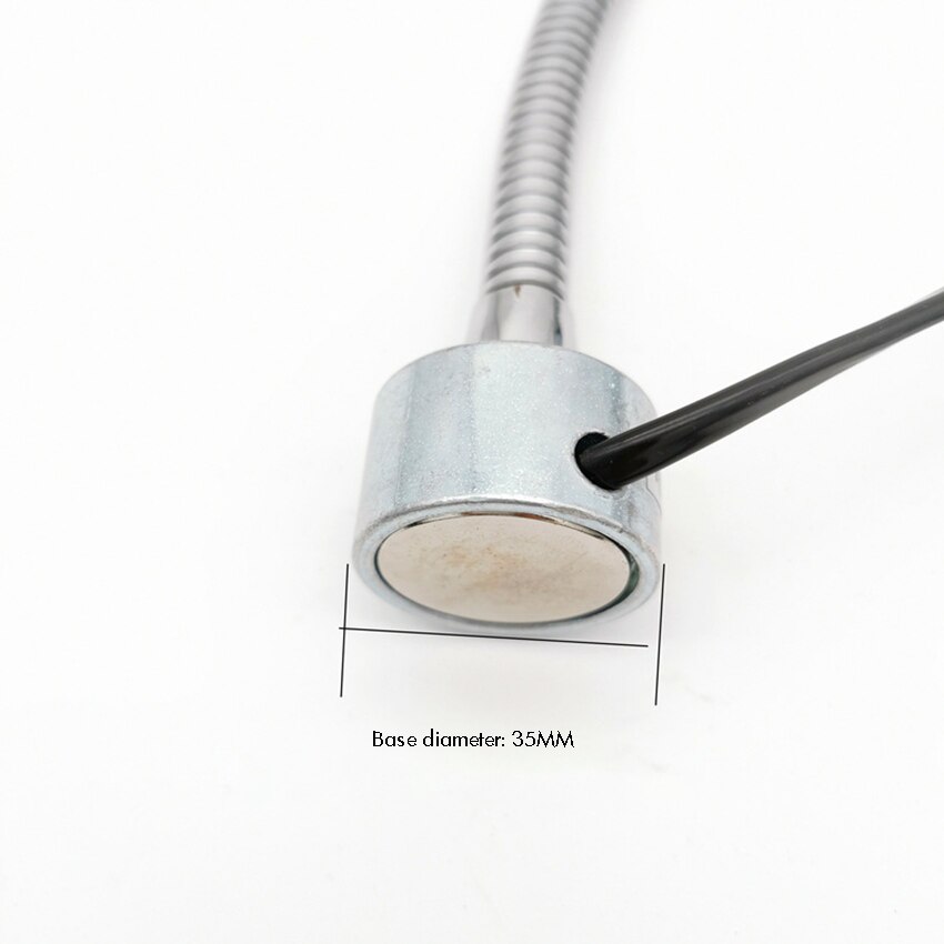 440mm Long Sewing Machine Light, 220V Magnetic LED Light with 10 Watt 24 LEDs, Flexible Gooseneck Arm Work Light for Workbench