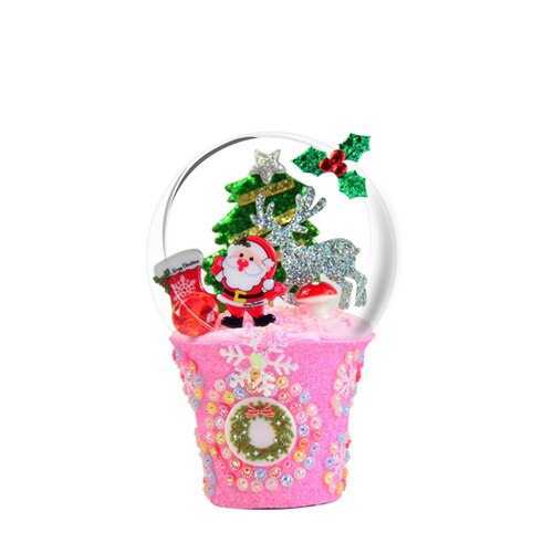 Blød ler juledekoration til hjemmet polymer ler plastik miniature små søde figurer harpiks ornamenter håndværk hest indretning diy: Nr. .4