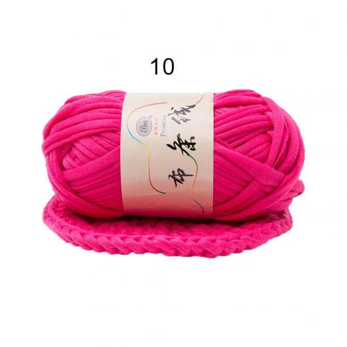 Threads for Handed knitting Yarn Hat Blanket Basket Woven Cloth Thread Thick Braided DIY Wiring Coarse Warm Crochet Fabric: Rose Red