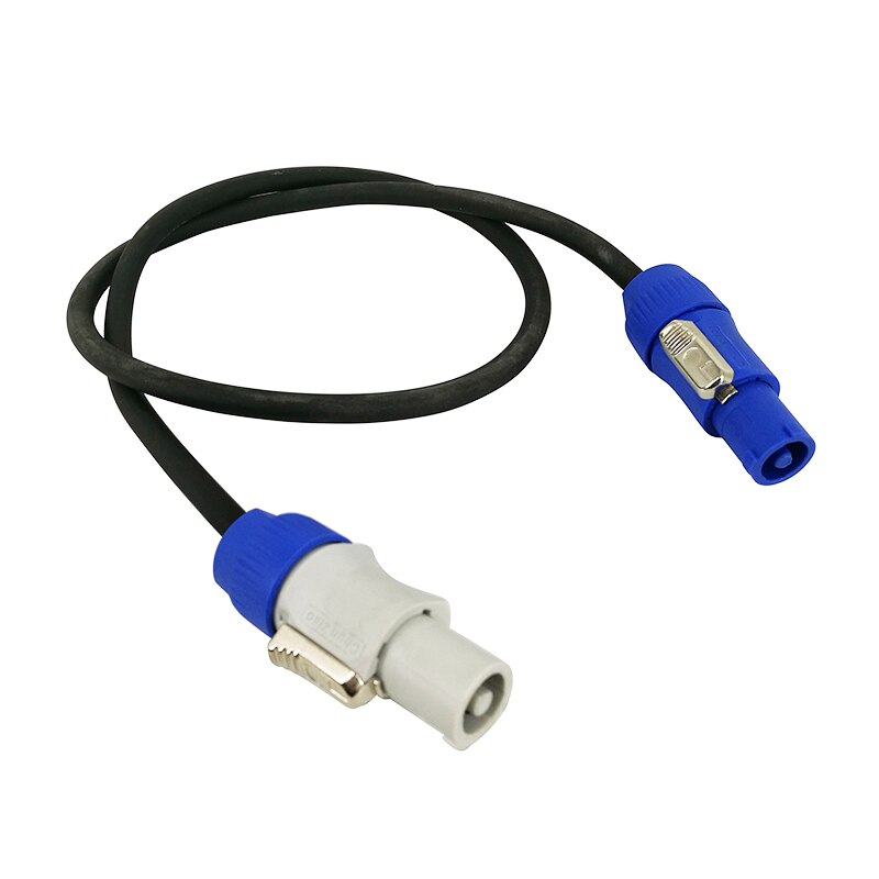 Powercon Connector Stekker Connector Blauw/Wit Voor Led Par \ Moving Head Led Power Cable Plug Socket