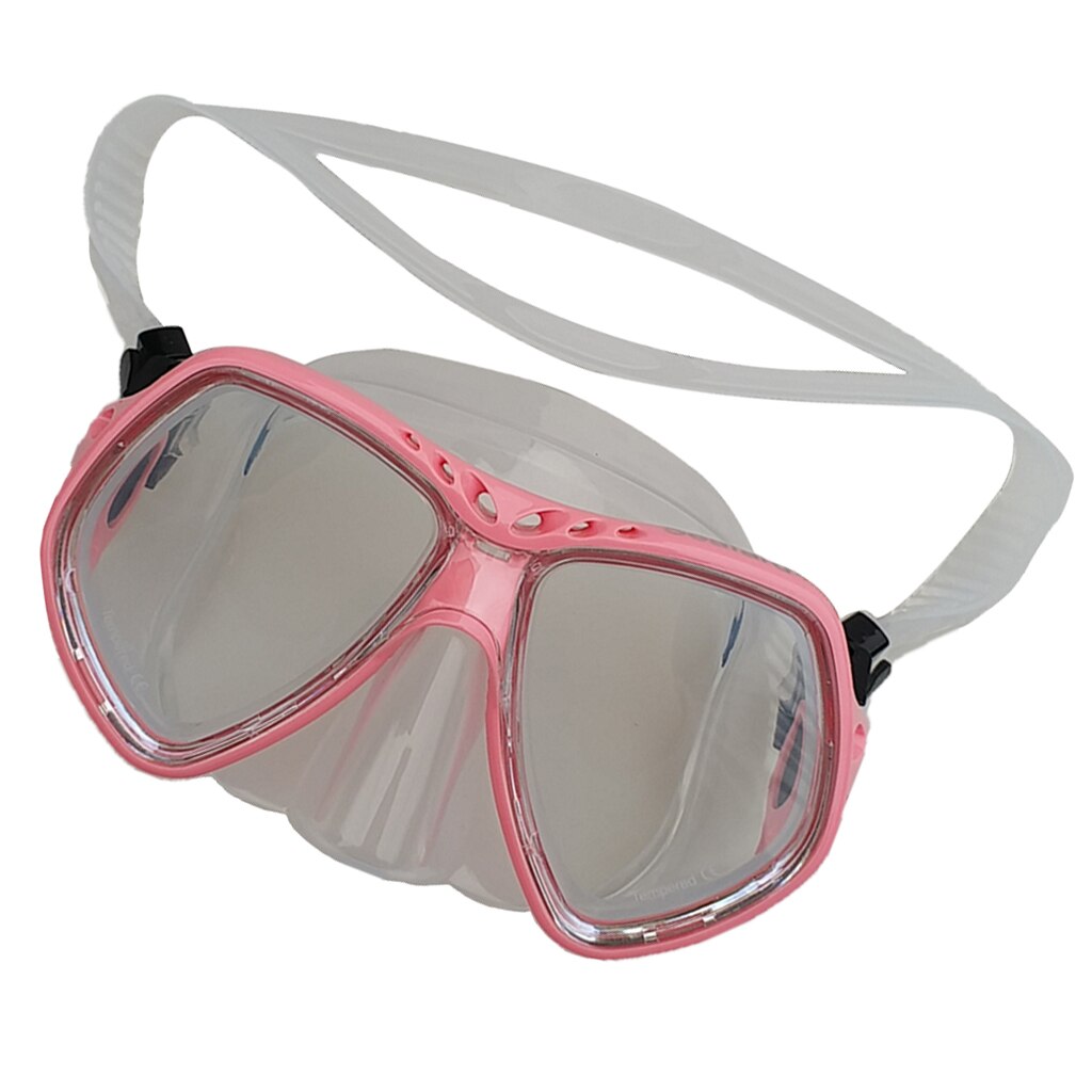 Scuba Diving Mask Wear Resistant Underwater Swimming Snorkeling Glasses & Adjustable Strap Fit for Men Women