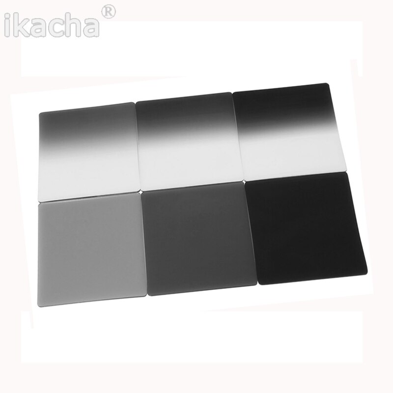 Camera Lens Fliters ND Filters Afgestudeerd Neutrale Dichtheid ND2 4 8 Kleur Set + Bag Voor Cokin P-serie Alle Camera accessoires