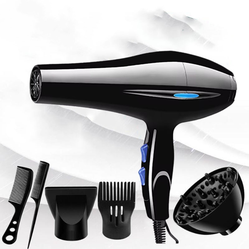 Secador de pelo de 2200W, equipo , secador de pelo de gran potencia para peluquería, herramienta de salón de barbería, secador de pelo 2025