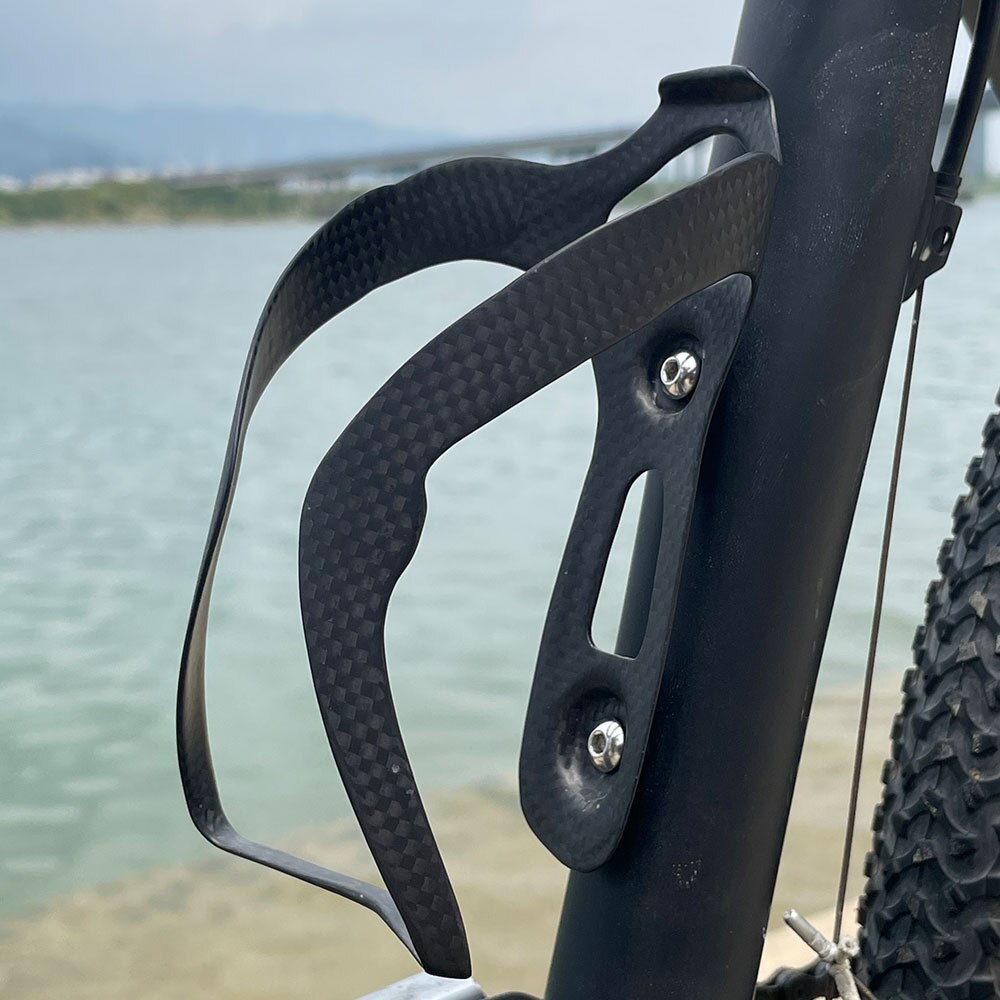 ELITAONE Bicycle Carbon Fibre Bottle Holder MTB Road Bike Carbon Water Bottle Cage Cycling