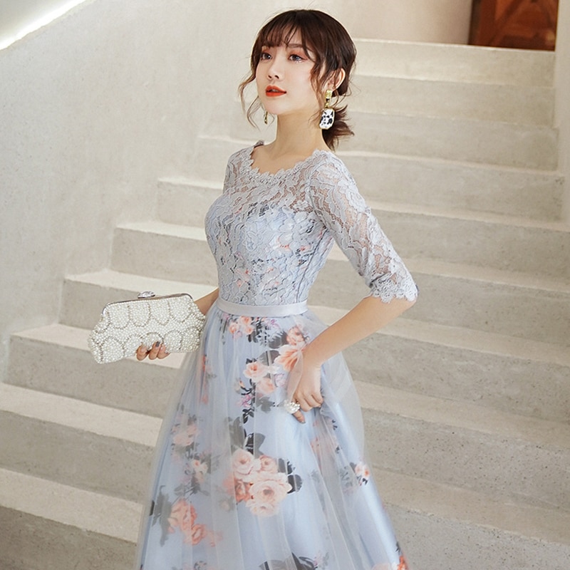 DongCMY nueva flor vestidos elegantes para dama de – Grandado