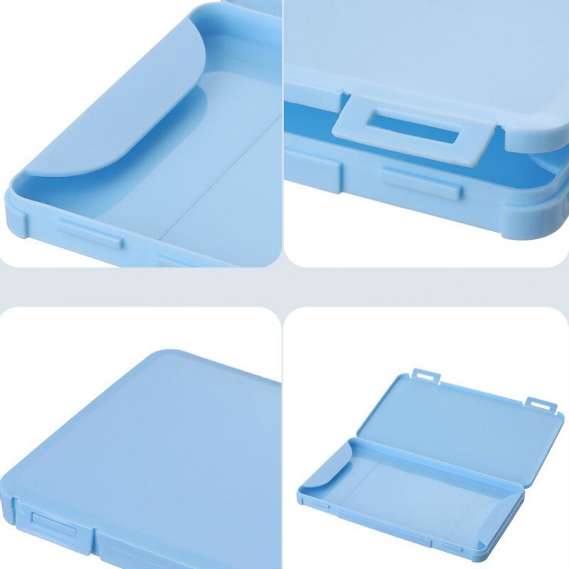 1Pcs Portable Face Mask Plastic Box Storage Box Convenient Carry Storage Case Face Shield Holder Travel Container Organizer