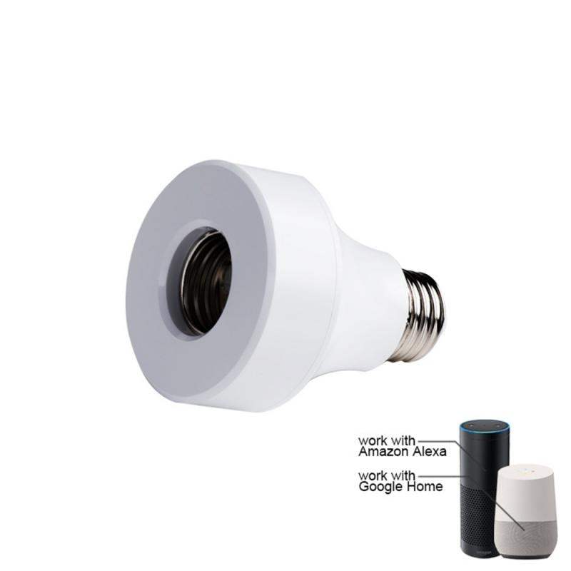E26 E27 WiFi Voice Control Smart Lamphouder Lamp Hoofd Suitabl Voor LED Lamp E26 E27 Slimme Lampen Compatibel alexa Google
