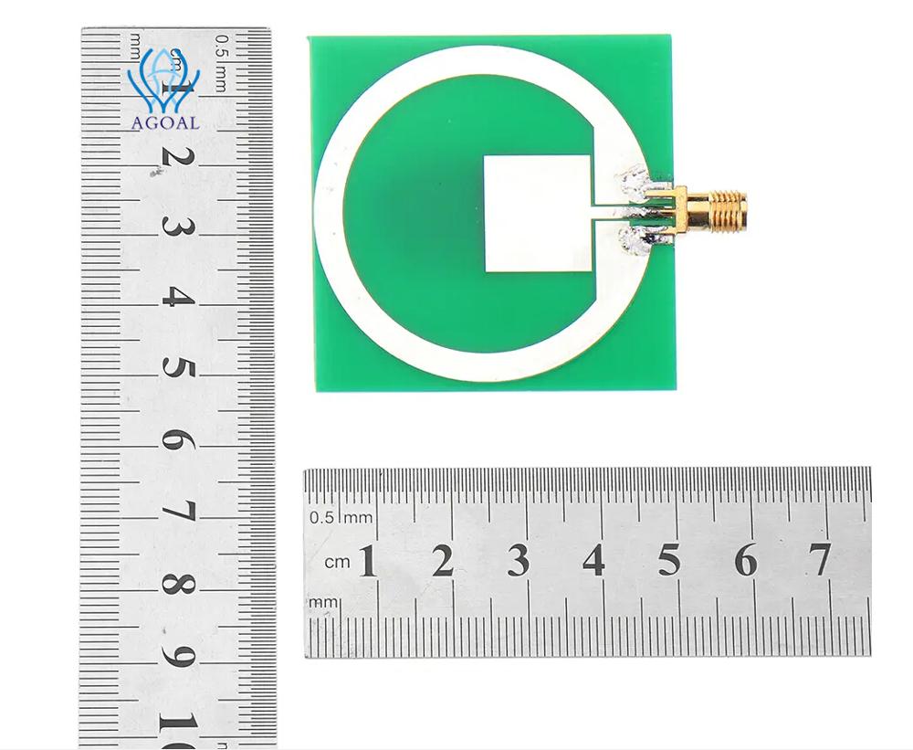 UWB Ultra Wideband Antenna 2.4Ghz-10.5Ghz 10W (40dBm) Pulse PCB Antenna Module For DIY Self-Made Expreiment