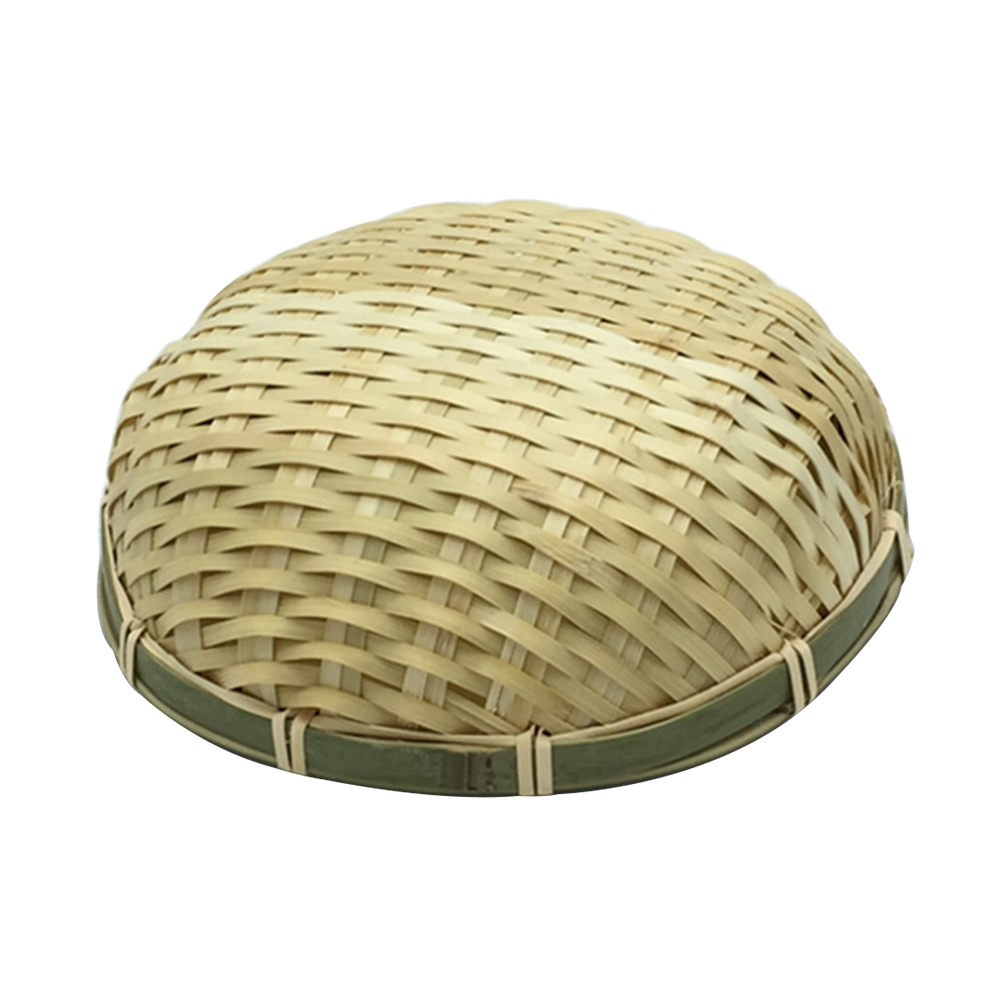 Handmade Bamboo Weaving Round Storage Basket Fruit Basket Rattan Bread Basket For Kitchen Food Picnic Mini Container Diameter