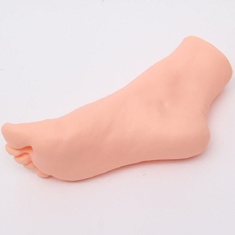 CAMMITEVER Man Right Foot Mannequins for Male Shoes Display Yellow Feet Sox Socks Show Mannequin Model