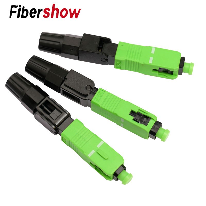 FTTH eingebettet Fiber Optik Schnelle Stecker SC APC Single Fiber Optik Adapter SC UPC Kalten Verbindung Schnell Feld Montage