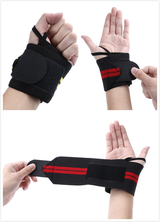 Verstelbare Polsband Elastische Pols Wraps Bandages Voor Gewichtheffen Powerlifting Ademend Polssteun 3 Kleuren