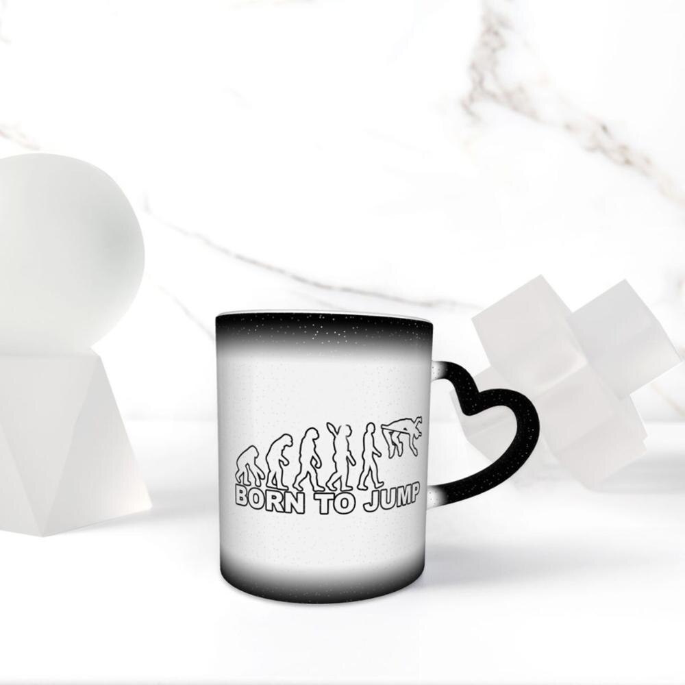 Evolution High Jump coffee K mugs glass cups tazas set kubek christmas kubki drinkware disposable solo holder donut green double