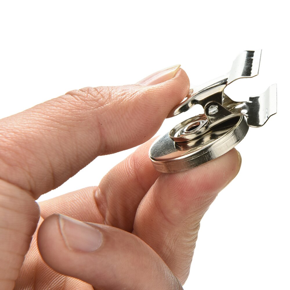 5 st magnetisk klämma magnet memo note meddelande hållare silver metall klämma multifunktionell pappersklämma 3cm