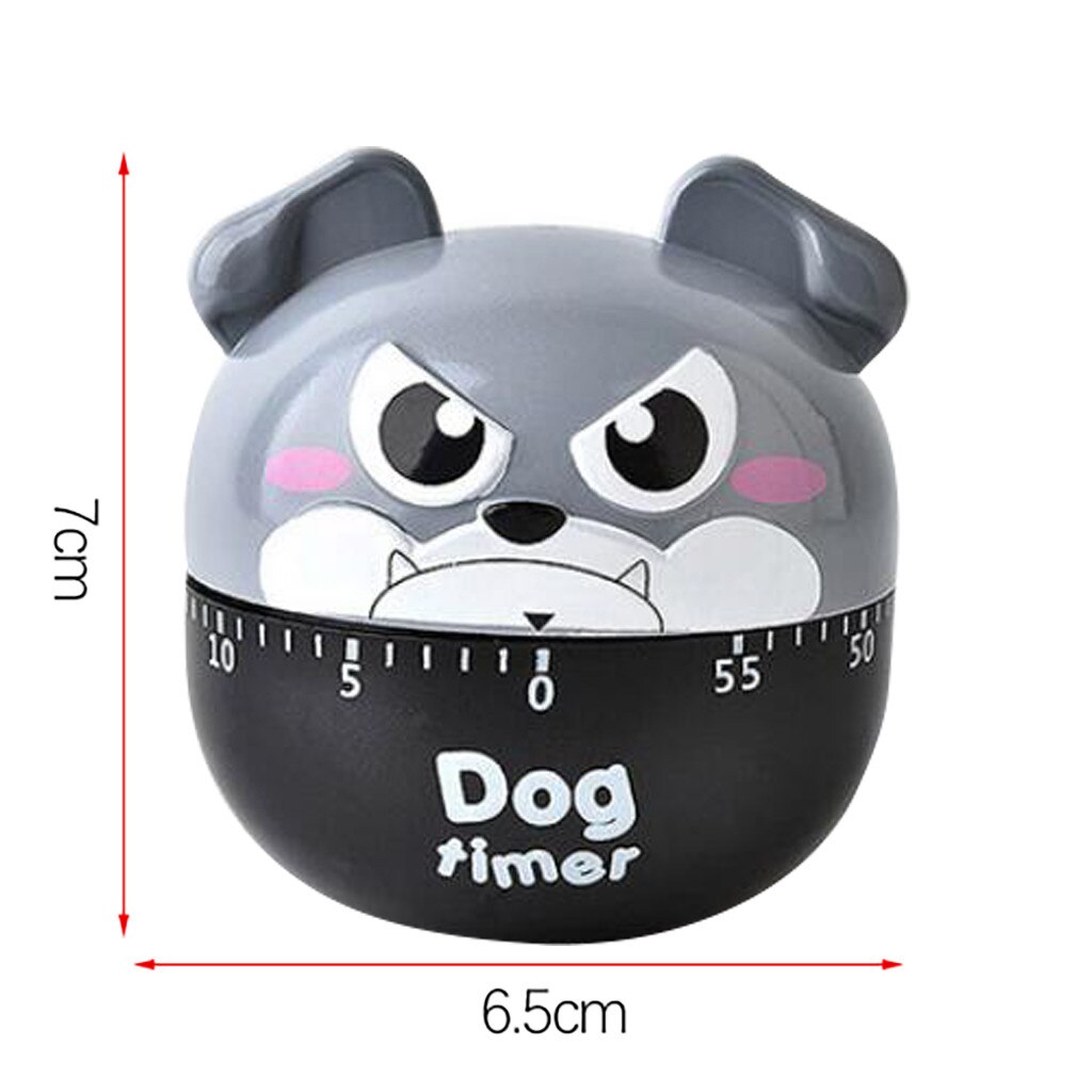 Dog Timer Plastic Machine Timer 60 Min Alarm Clock Kitchen Stopwatch Kitchen Tools Bell Alarm Loud 60-Minute Clock/*