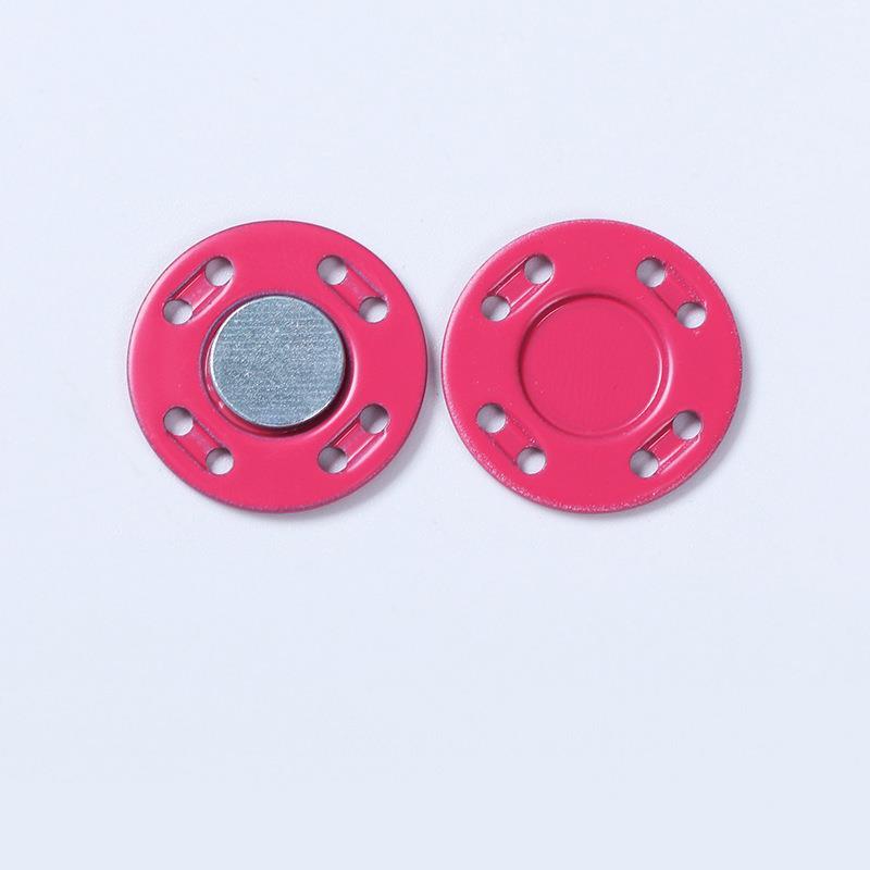 Un paio di bottoni magnetici forniture per cucire abbigliamento magnetico bottoni magnetici invisibili bottoni in metallo decorazione di abbigliamento fai da te fatta A mano: Bianco Nichel-Libero