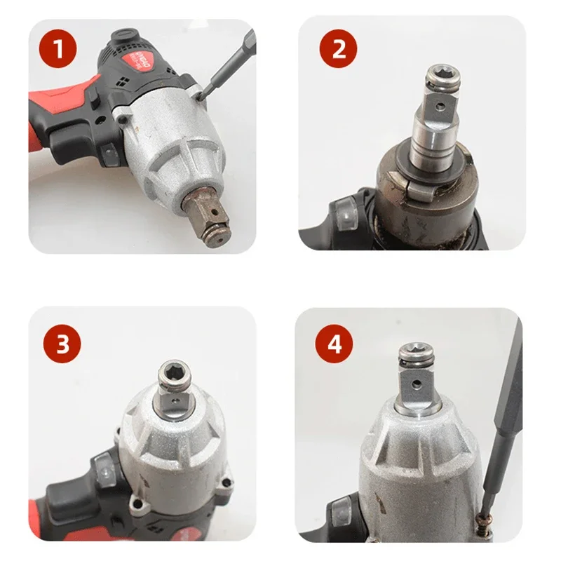 18V Brushless Cordless Impact Wrench Shaft Accessories Single/Dual Use Cordless Wrench Part Power Tool Accessories