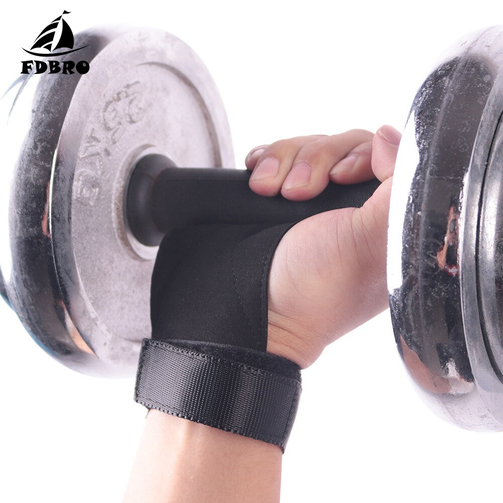 FDBRO 1 par agarre de mano Crossfit Pull-up Protector de palmas gimnasia guantes de gimnasia gimnasio entrenamiento levantamiento de pesas guantes